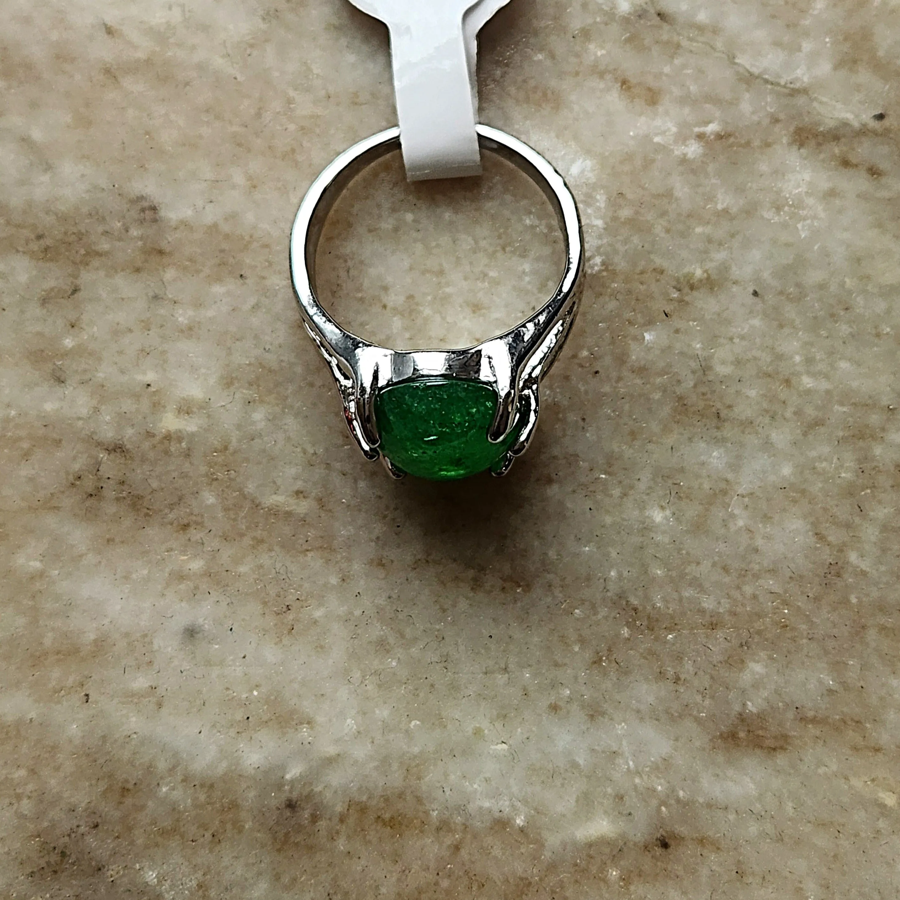 Vedazzled Jade Supreme Ring