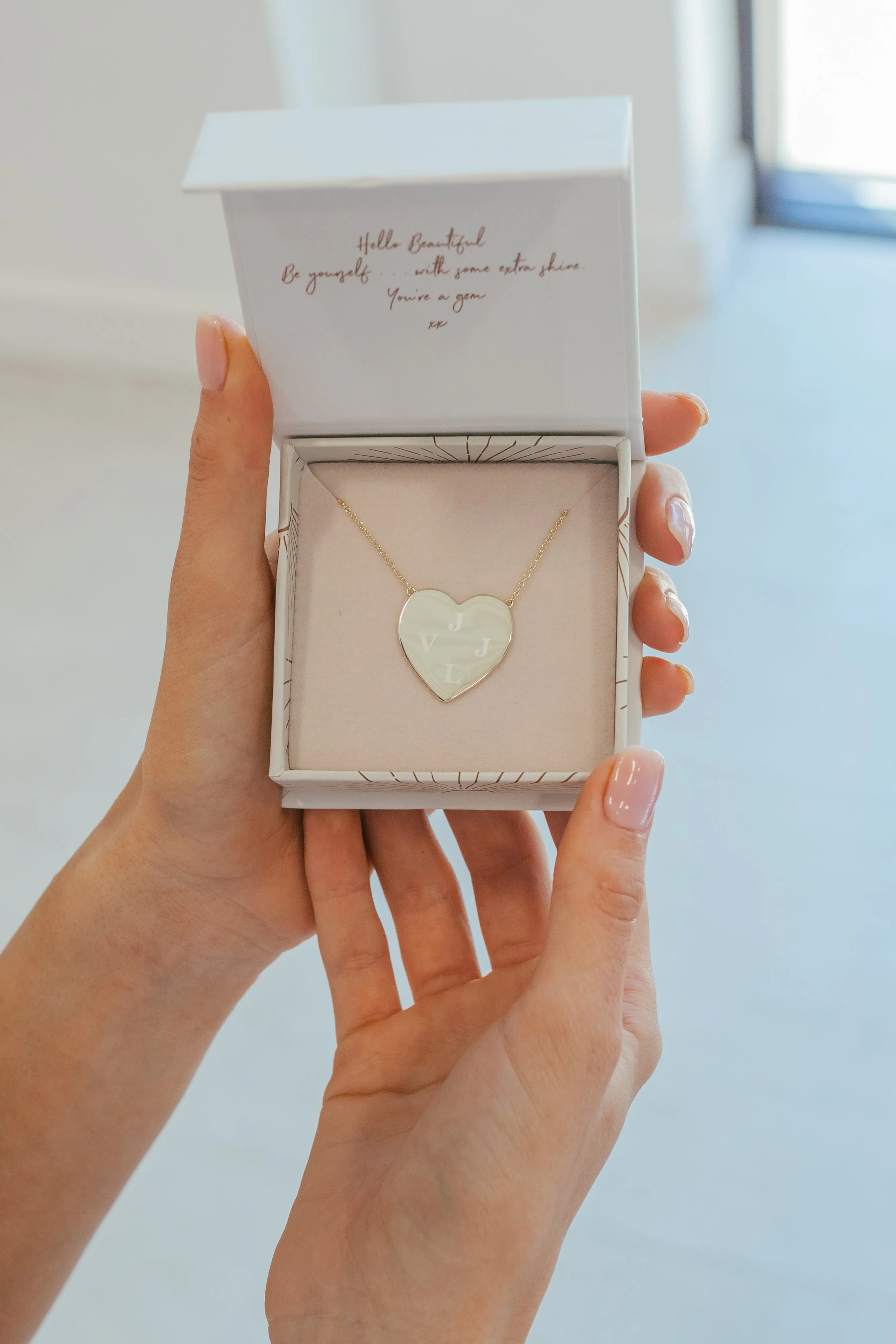 whole heart necklace { gold vermeil }